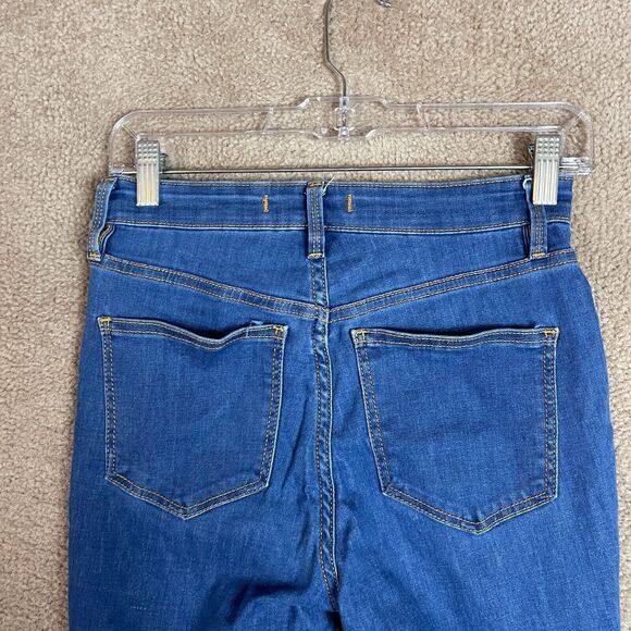 Free People Jeans Womens 26 Skinny Distressed Long‎ & Lean Jegging High Rise - Picture 11 of 13
